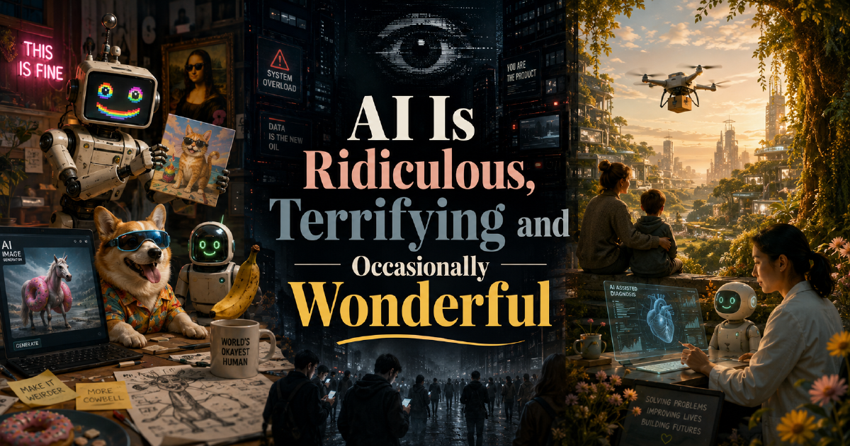 AI Is Ridiculous, Terrifying and Occasionally Wonderful