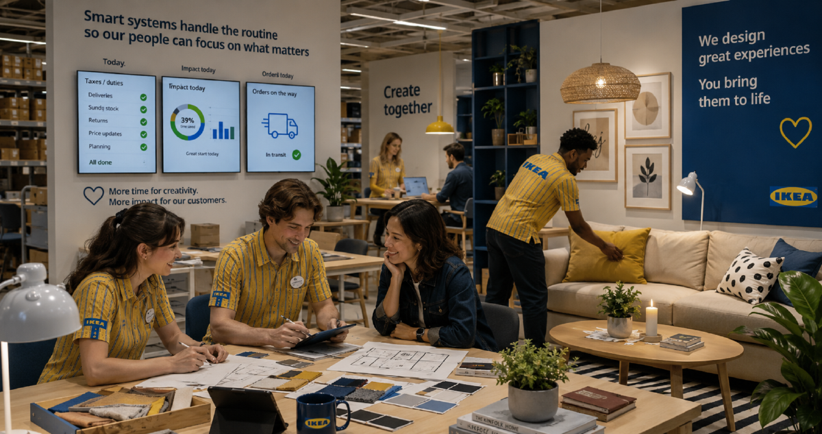 IKEA frees staff to be creative